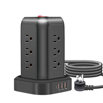 Pametni vertikalni produžni kabel s USB priključcima, 12-u-1