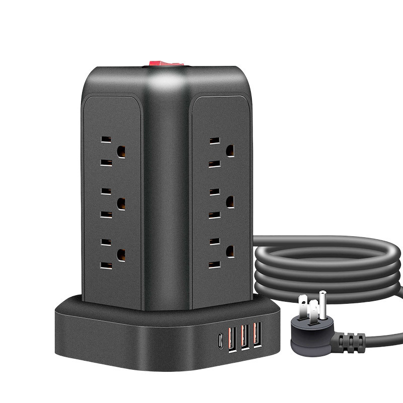 Pametni vertikalni produžni kabel s USB priključcima, 12-u-1