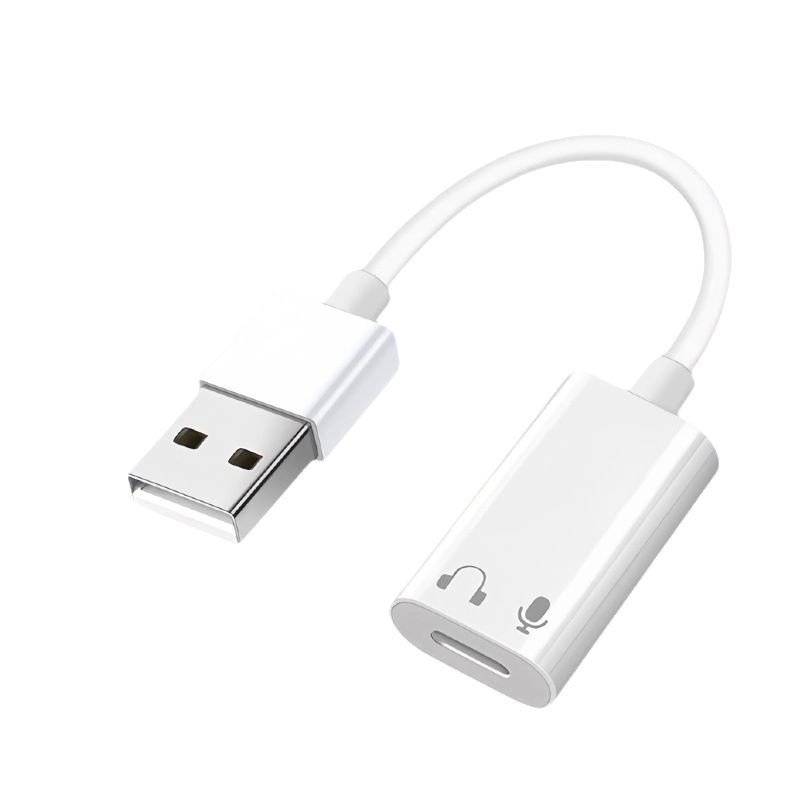 Lightning na USB audio adapter za Apple slušalice – kompatibilan s MacBookom