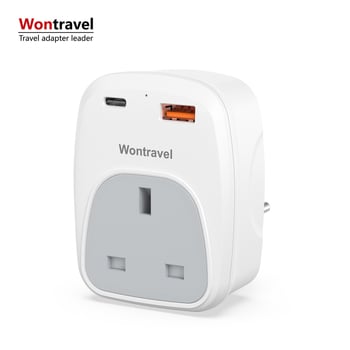 3-пинов преносим интелигентен контакт по британски стандарт с USB порт