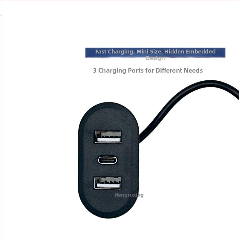Mini integrované USB nabíjačka do nábytku – USB nabíjacie rozhranie nábytku
