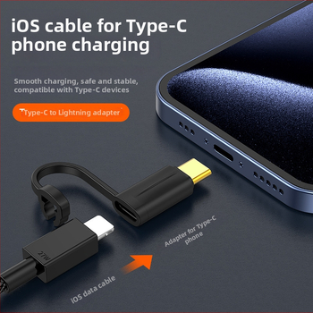 PD adapter Lightning ženski na USB-C muški za iPhone 15, iPad i prijenosno računalo