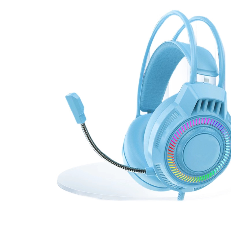 705 RGB gaming slušalice s mikrofonom, preko uha, USB kabel, 40 mm zvučnici, HD zvuk, mogućnost ispisa loga