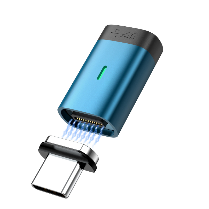 USB-C magnetski adapter, 240W, prijenos podataka i napajanje, ženski adapter