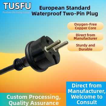 JL2F napájací kábel s holandskou zásuvkou a európskymi dvoma kruhovými kontaktmi, IP44, 50-220V, CCC certifikovaný
