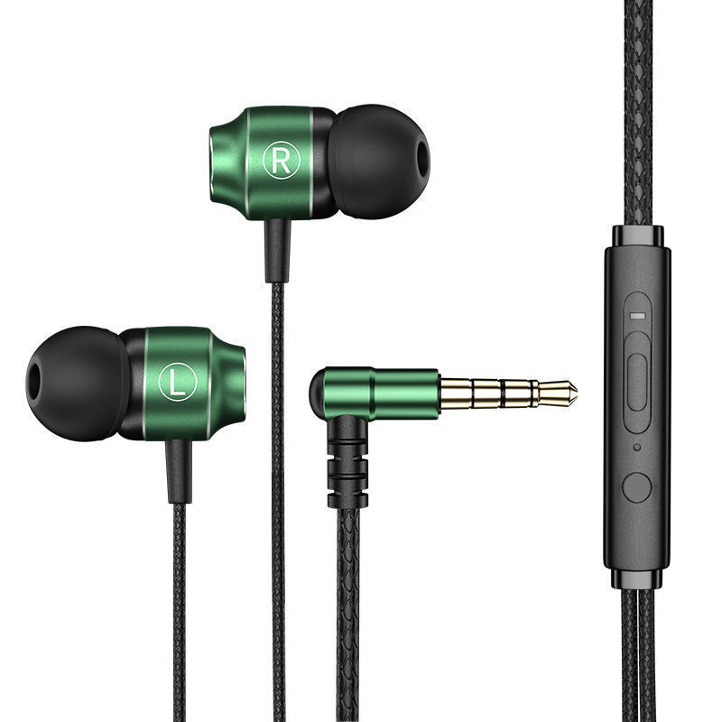 Magnetske metalne gaming slušalice, in-ear, žične, L-oblik konektor 3,5 mm, esports slušalice s mikrofonom