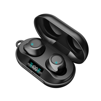 DX-20 privatni model Bluetooth slušalice s prikazom razine baterije, TWS bežične sportske slušalice, HD pozivi, kompaktno kućište za punjenje