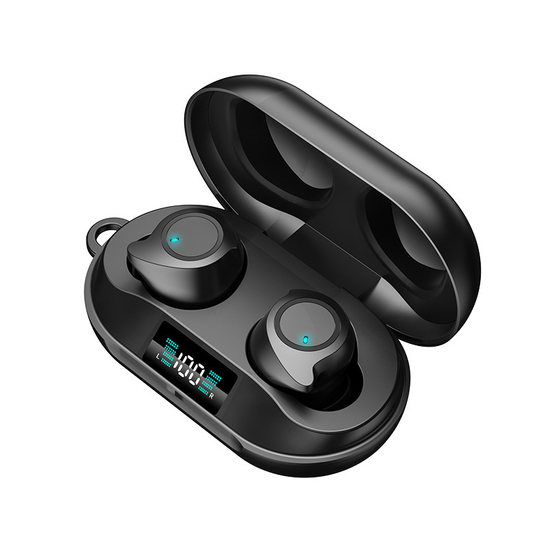 DX-20 privatni model Bluetooth slušalice s prikazom razine baterije, TWS bežične sportske slušalice, HD pozivi, kompaktno kućište za punjenje