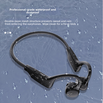 Beauddy X1 Bluetooth slušalice za sport s kostnom provodljivost zvuka, klips za uho, bez ugradnje u uho, utor za karticu, hands-free pozivi
