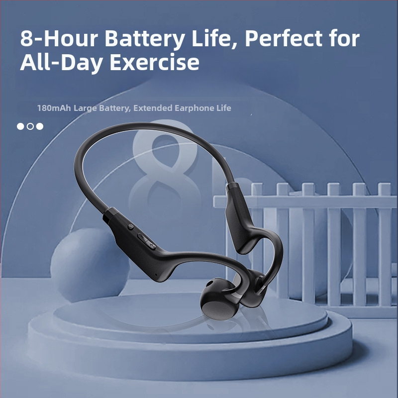 Beauddy X1 Bluetooth slušalice za sport s kostnom provodljivost zvuka, klips za uho, bez ugradnje u uho, utor za karticu, hands-free pozivi