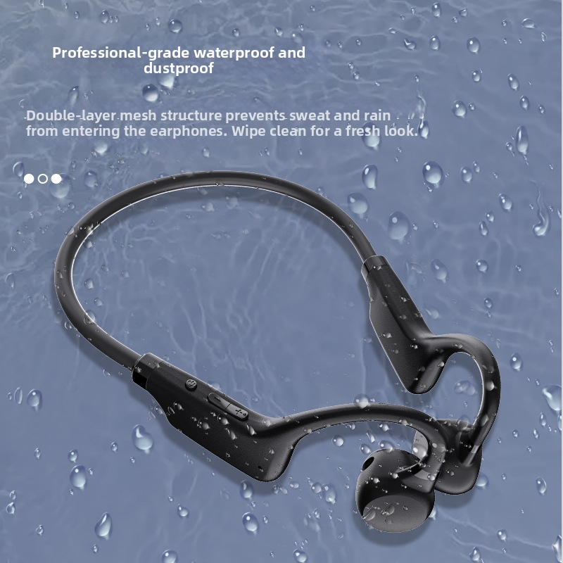 Beauddy X1 Bluetooth slušalice za sport s kostnom provodljivost zvuka, klips za uho, bez ugradnje u uho, utor za karticu, hands-free pozivi