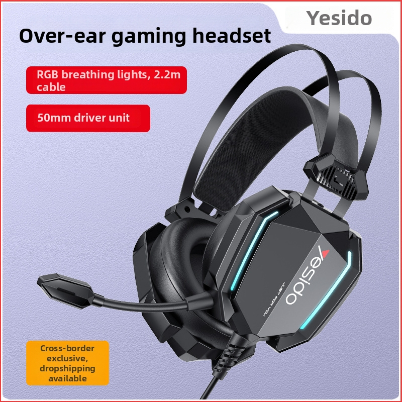 Yesido žične gaming slušalice za PC s 3,5 mm utorom i inline upravljačem