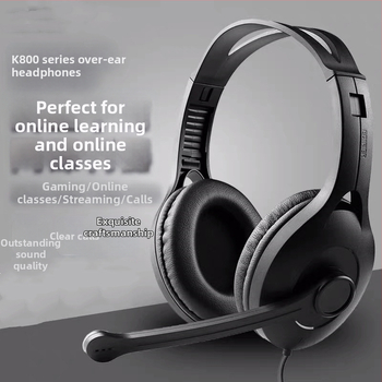 Kyle Sound 800 Drôtové herné slúchadlá s mikrofónom pre PC, 3.5 mm, 40 mm meniče, 20-2000 Hz, 106 dB, 1.2 m kábel