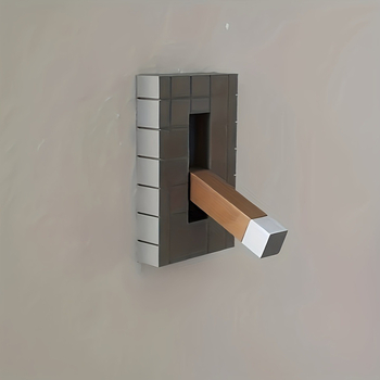 3D ispisana Minecraft Redstone Pixel figura za prekidač svjetla