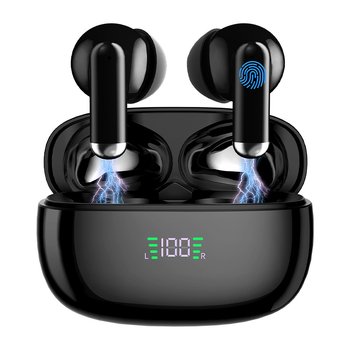 Sp9X bežične Bluetooth slušalice u uho, izuzetno dug vijek baterije, niska latencija za igranje, stereo zvuk s dvostrukim kanalom, vodootporne, Bluetooth 5.4, više od 8 sati reprodukcije