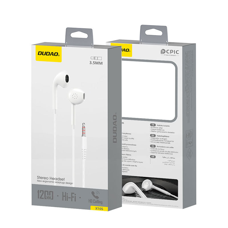 Jedinstvene X10s žičane in-ear slušalice, 3,5 mm priključak, visokokvalitetan zvuk, kontrole na kabelu, kompatibilne s Android uređajima i računalima