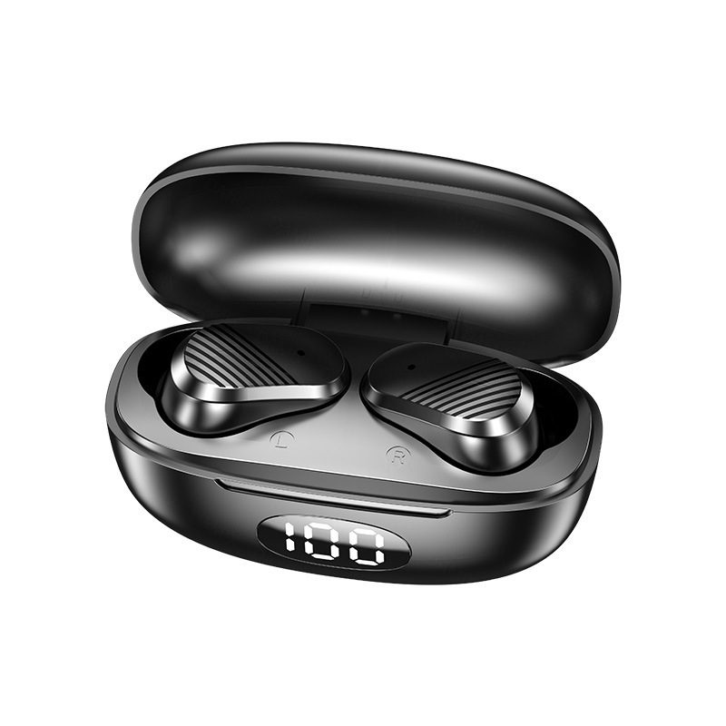 Bežične Bluetooth in-ear slušalice s digitalnim zaslonom, redukcija buke, stereo zvuk, Bluetooth 5.2, trajanje baterije preko 8 sati