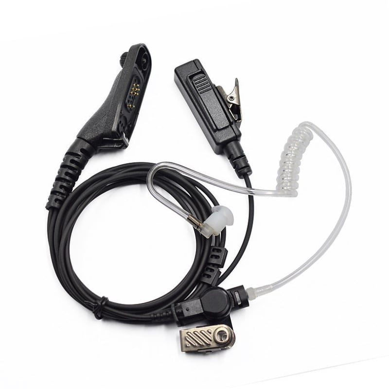 Slušalice za radiostanice Motorola XIRP8200 GP338D P8668, crne, polu-ušni dizajn