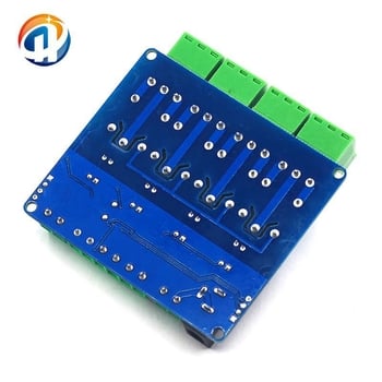 Modbus RTU 4-csatornás relé kimenet, 12V, 4 digitális bemenet, RS-485 kommunikáció, TTL csatlakozófej