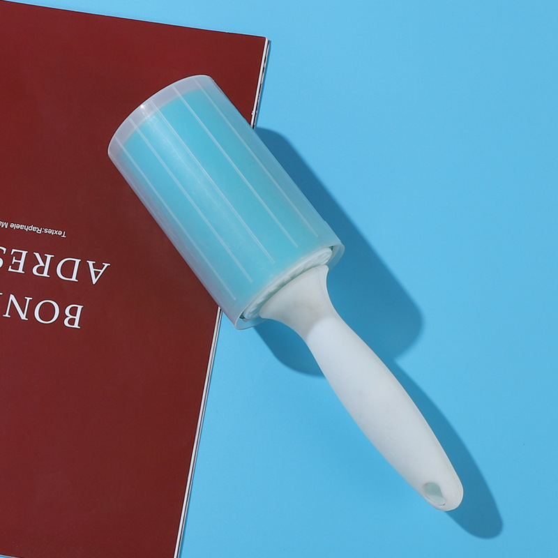 Kućni valjak za uklanjanje dlačica s dugačkom ručkom, nježan prema odjeći, periva četka za prašinu u boji bombona