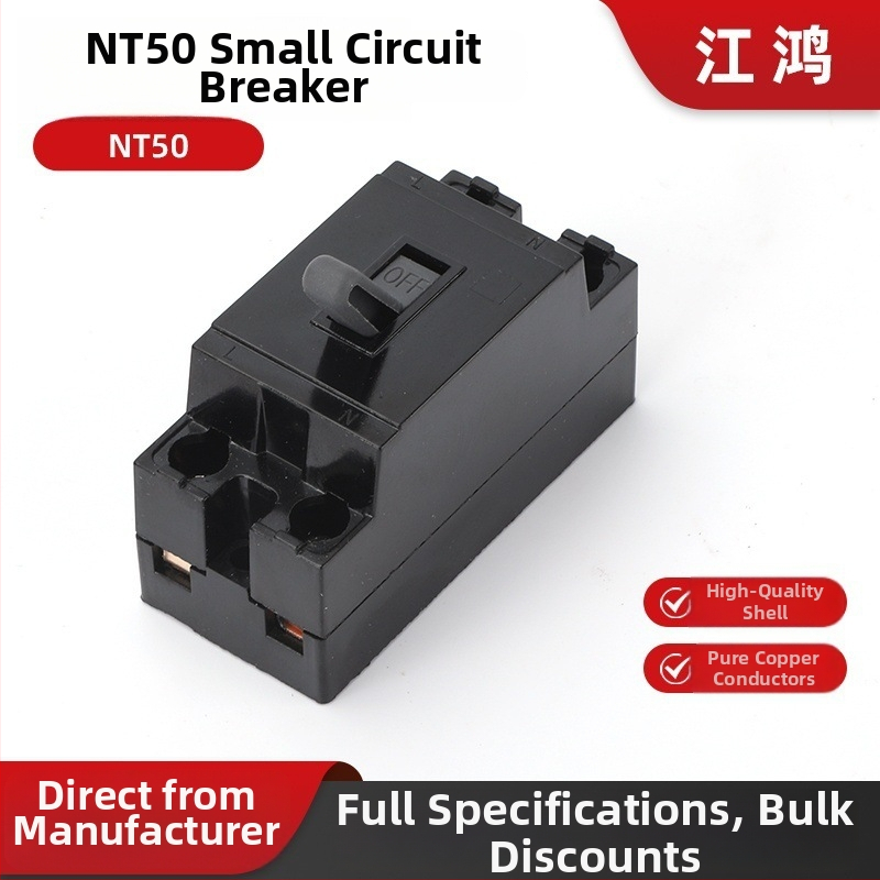 NT50 miniatúrny istič, čierny, 2-pólový, 30A