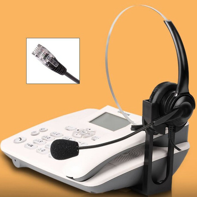 Žične slušalice s RJ9/RJ11 kristalnim konektorom za call center, korisničku podršku i telemarketing