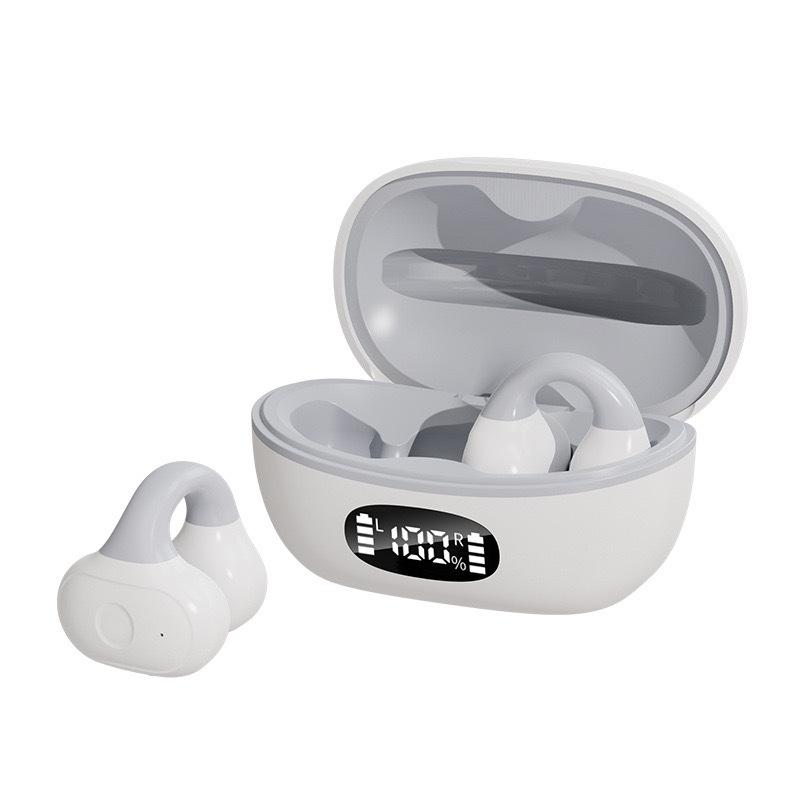 AX10 Bežične slušalice s klipom za uho, blokiranje buke, kostna kondukcija, sportske slušalice, stereo, Bluetooth 5.3, dugo trajanje baterije, model Z9