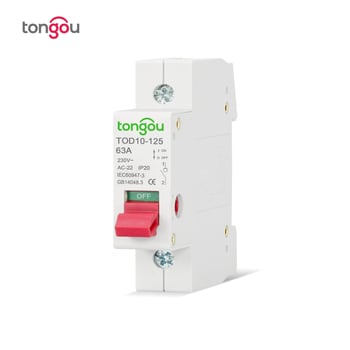 TONGOU TOD10-125 1P 63A Διακόπτης Απομόνωσης – Κύριος Διακόπτης