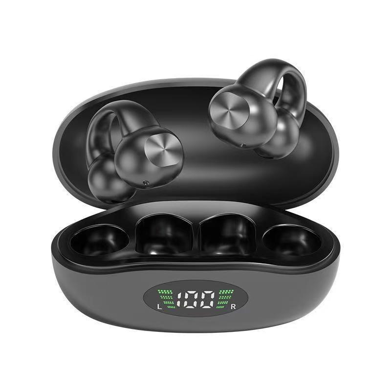 J01J03 Bluetooth slušalice s klipom za uho, otvorene TWS, pravi bežični stereo zvuk, Bluetooth 5.4, trajanje baterije 4-8 h, sportski stil