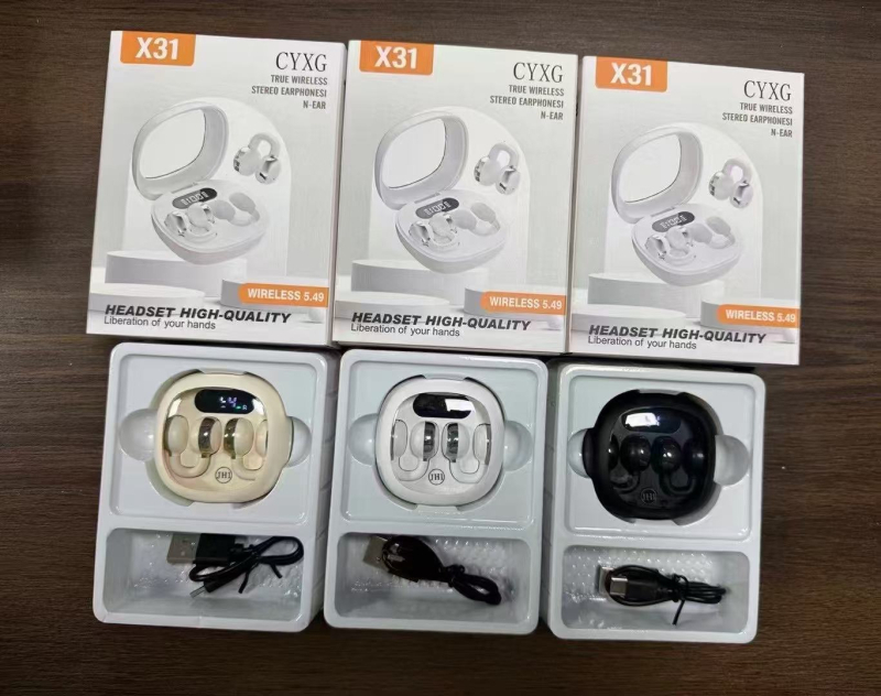 X31 Bluetooth slušalice s klipom, LED zaslon, HD zvuk, dugotrajna baterija, udobne za nošenje