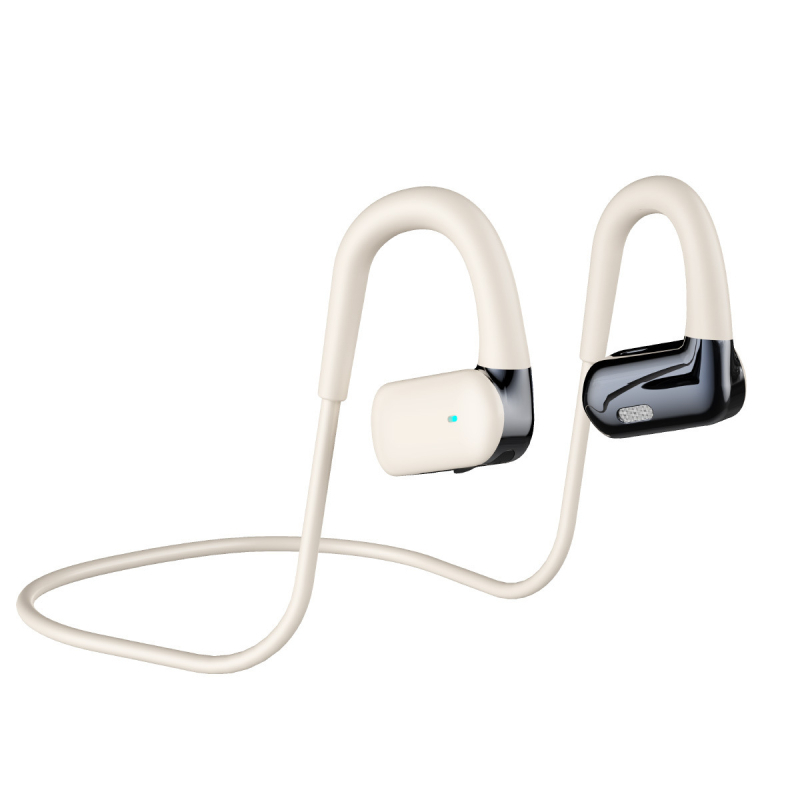 HM50 slušalice s kostnom vodljivosti Bluetooth 5.4 za trčanje, pravi bežični sportski in-ear slušalice s kukom za uho, dugi vijek baterije, redukcija buke