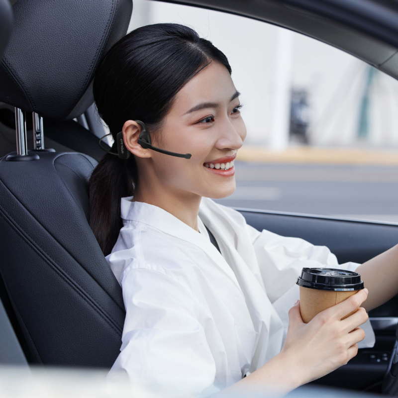 X3 Bluetooth slušalice s tehnologijom provodljivosti zraka, ne ulaze u uho, za sport i poslovne razgovore, ENC smanjenje buke, stereo zvuk, dugotrajna baterija, IPX4 vodootpornost