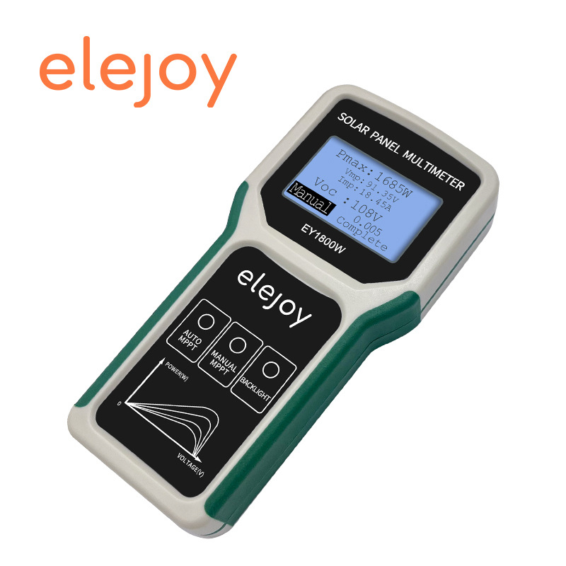 Elejoy Ey1800W MPPT фотоволтаичен тестер за панели, 120V, True RMS