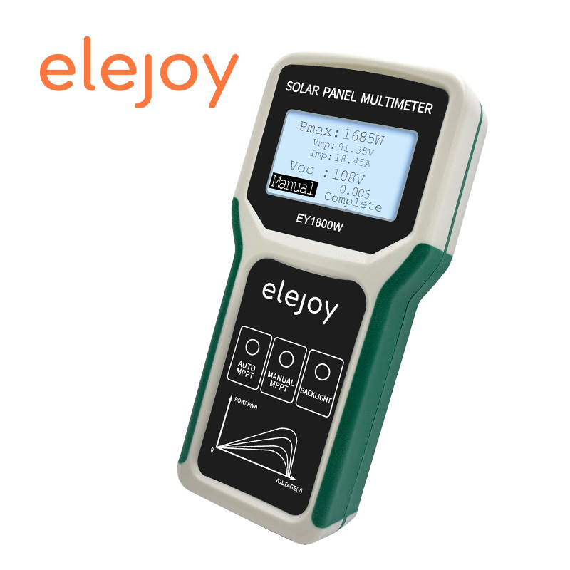 Elejoy Ey1800W MPPT фотоволтаичен тестер за панели, 120V, True RMS