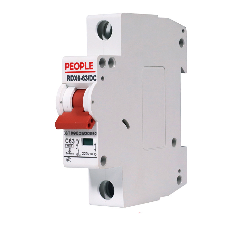 People's Electrical RDX6-63DC DC250V 2P 3A 6A 10A 16A 32A 63A Miniaturni prekidač