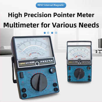 Weihua MF47 analóg multimeter - vysoká presnosť, mechanický, viacfunkčný, ochrana proti spáleniu