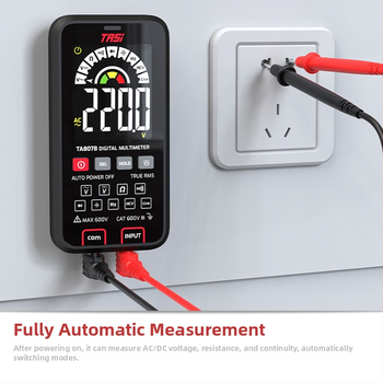 Tians TA807A Ultra-tenký digitálny plne automatický multimetr s veľkým displejom pre elektrikárov