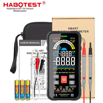 Habotest HT116 inteligentný digitálny multimetr s ampermetrom a automatickým rozsahom