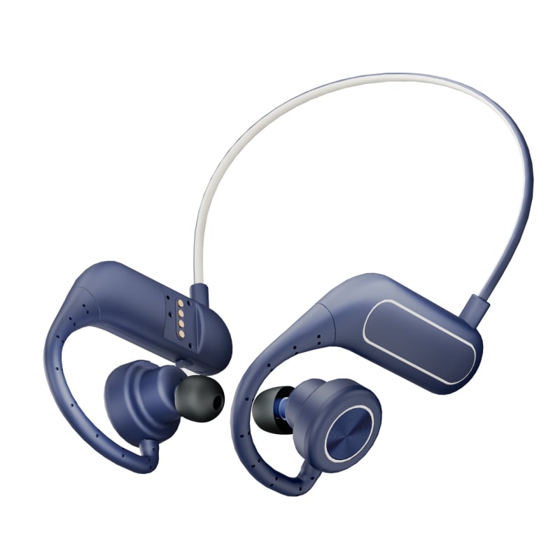 IPX8 водоустойчиви професионални плувни слушалки с памет, безжично Bluetooth, за плуване и спорт, в ухото