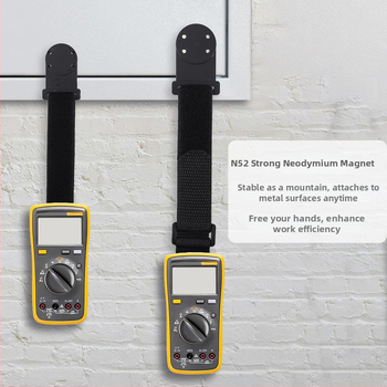 Magnetický lanyard pre multimetr s pevným magnetom N52, nylonovým popruhom a ABS puzdrom – pre opravy áut a elektropráce