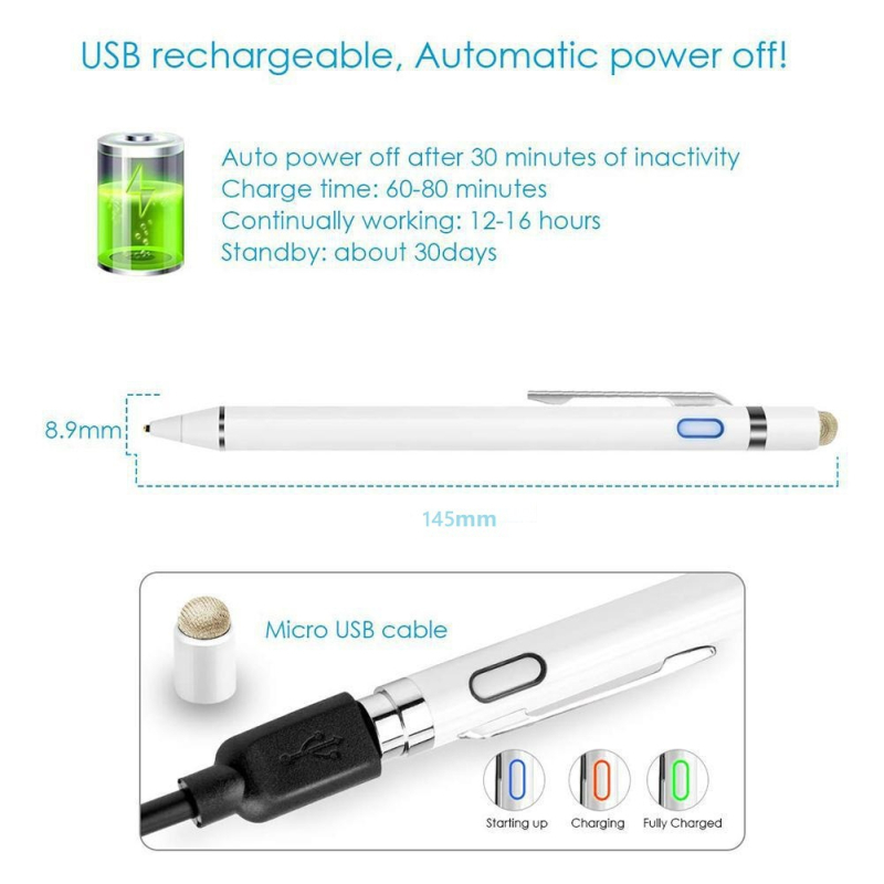 Stylus capacitiv universal pentru iPad și Android – pentru telefoane și tablete