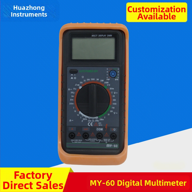 MY-60 Digitálny multimeter — Viacfunkčný, Vysoká Presnosť, Prenosný