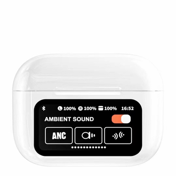 A9pro Bluetooth slušalice, pet generacije s ANC-om za smanjenje buke, duga baterija, višenamjenske s koloriranim zaslonom na dodir