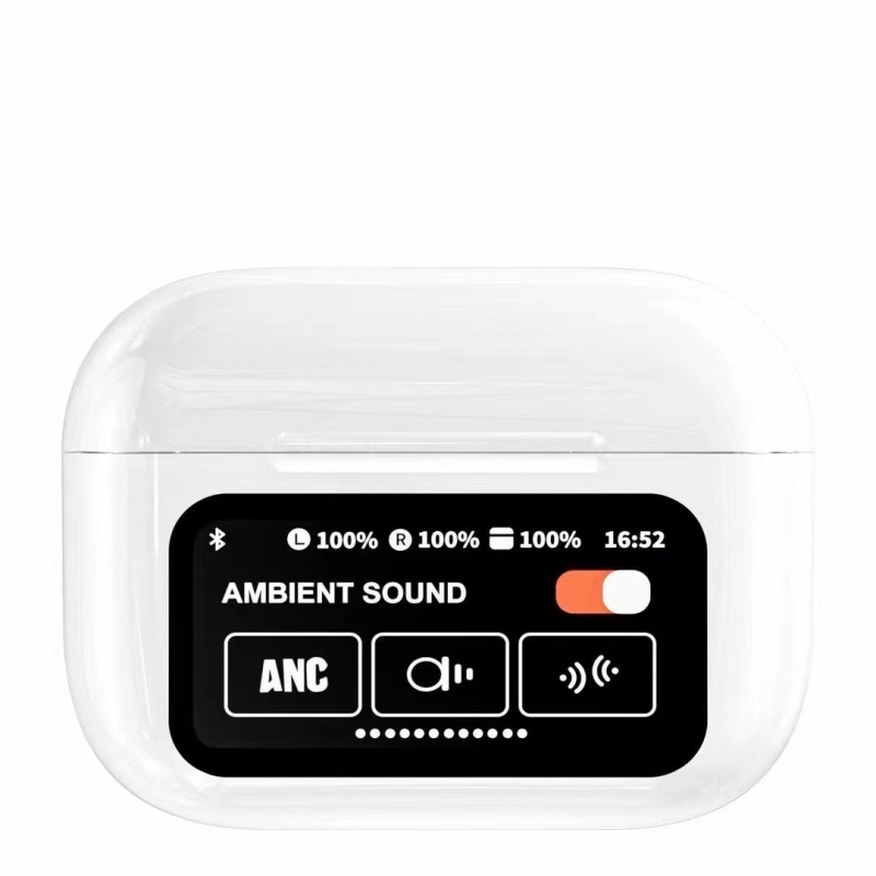 A9pro Bluetooth slušalice, pet generacije s ANC-om za smanjenje buke, duga baterija, višenamjenske s koloriranim zaslonom na dodir