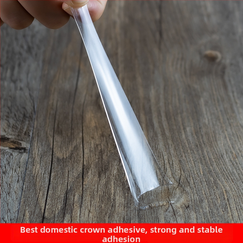 Okrúhle, priesvitné akrylové samolepky na DIY bodky, dekorácie do auta a nechtové umenie, so silnou obojstrannou lepiacou páskou
