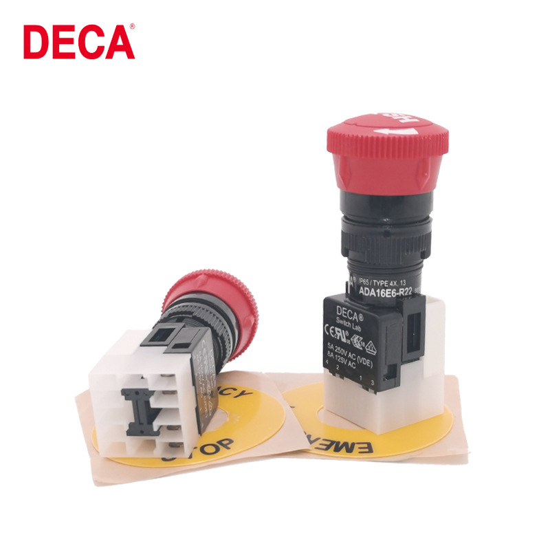DECA ADA16E6-R22-C10R gumb za nujno zaustavljanje IP65