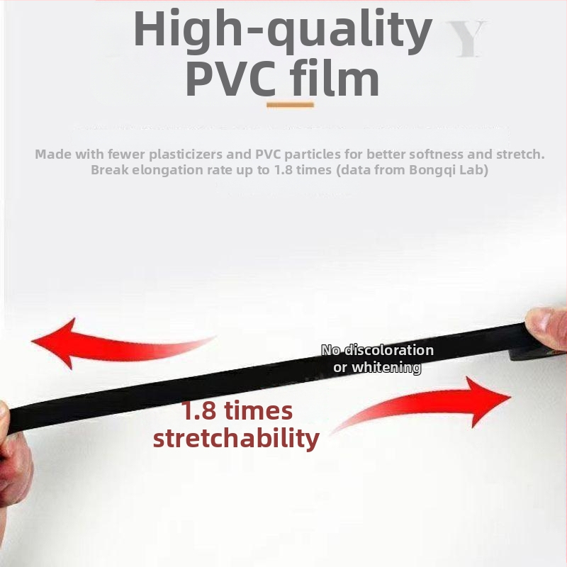 Čierna PVC elektrická izolačná páska, vodeodolná, proti ohňu, ultra tenká, odolná voči opotrebeniu, veľká rolka