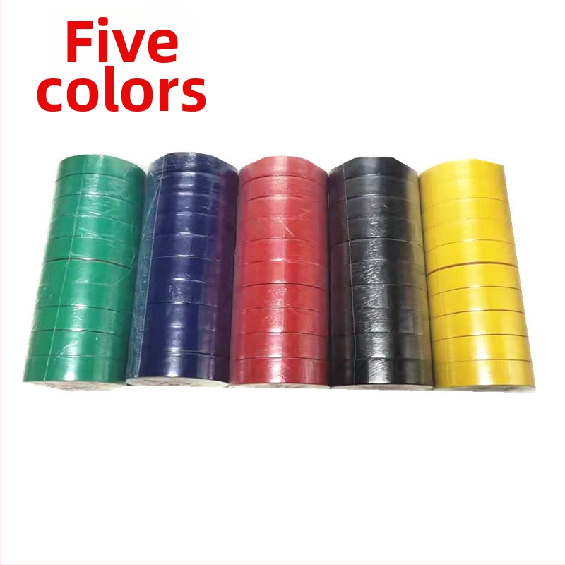 XY70 séria PVC elektrická izolačná páska, jednostranná, šírka 16 mm, dĺžka 12-15 m, hrúbka 0.16-0.17 mm, kaučukové lepidlo, teplotný rozsah -20°C až 80°C, 600V