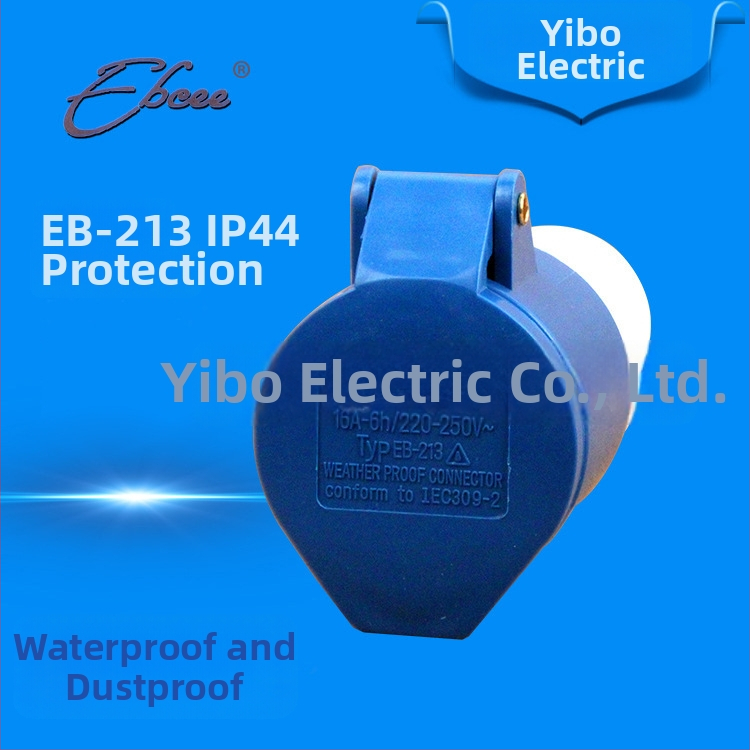 Eb-213 industrijski vodootporni utikač i utičnica, 240V, 3-polni