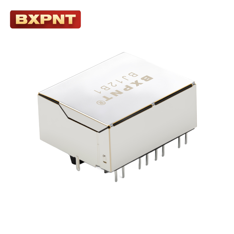 Dvoport RJ45 mrežni transformator, otporan na visoke temperature i plamen, 90° uspravni ženski konektor